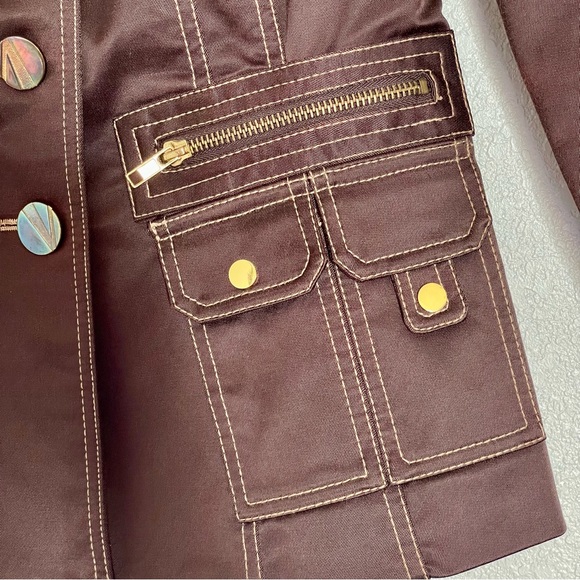 Cache - Brown Blazer - Size S - Like New - Picture 10 of 12